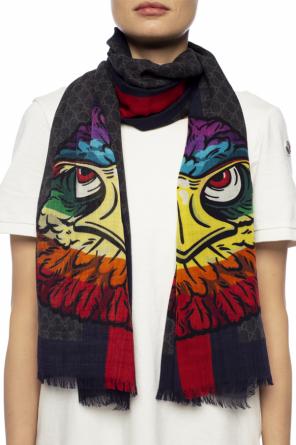 Embroidered scarf, zdjęcie 2 Embroidered scarf od Gucci